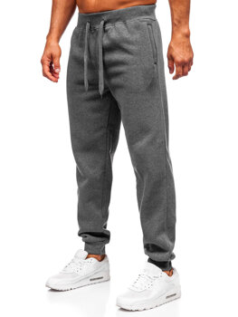 Ανθρακί ανδρικό joggers φόρμα Bolf MS002