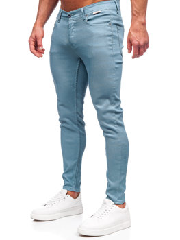 Γαλάζια υφασμάτινα παντελόνια ανδρικά Bolf GT-S