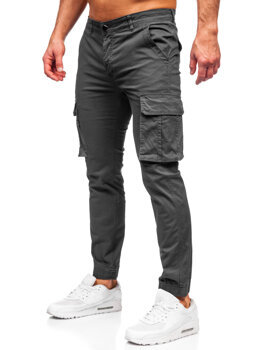 Γραφίτης ανδρικό παντελόνι joggers cargo Bolf MP0202GS