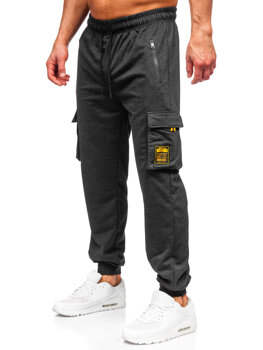 Γραφίτη cargo ανδρικό παντελόνι jogger φόρμας Bolf JX6359