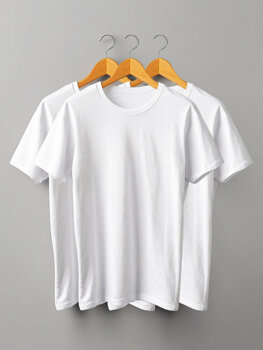 Λευκό γυναικείο T-shirt χωρίς στάμπα Bolf SD211-3P 3PACK
