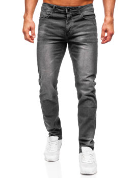 Μαύρα ανδρικά τζιν παντελόνια slim fit Bolf MP0174GS