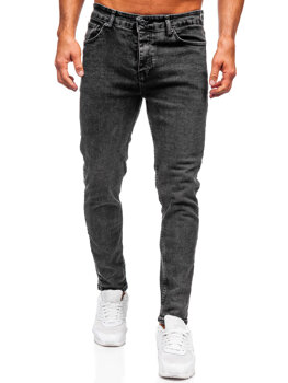 Μαύρο ανδρικό τζιν slim fit Bolf 6519