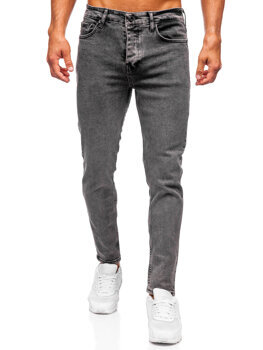 Μαύρο ανδρικό τζιν slim fit Bolf 6521