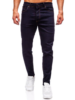 Μπλε μαρέν ανδρικό τζιν παντελόνι slim fit Bolf 5367