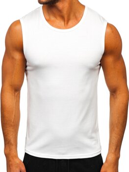 Μπλουζακι tank top χωρις εκτυπωση λευκο Bolf 99001