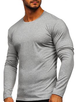 Longsleeve ανδρικο χωρις εκτυπωση γκρι Bolf 2088L