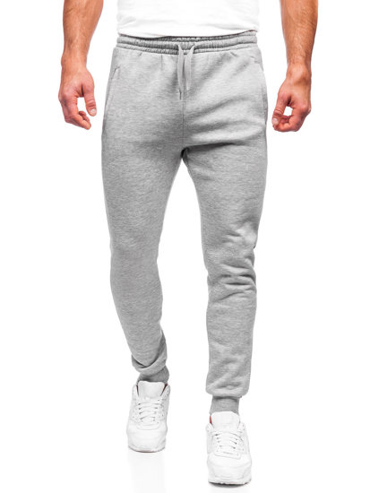 Ανδρικά jogger αθλητικά παντελόνια γκρι Bolf CK01