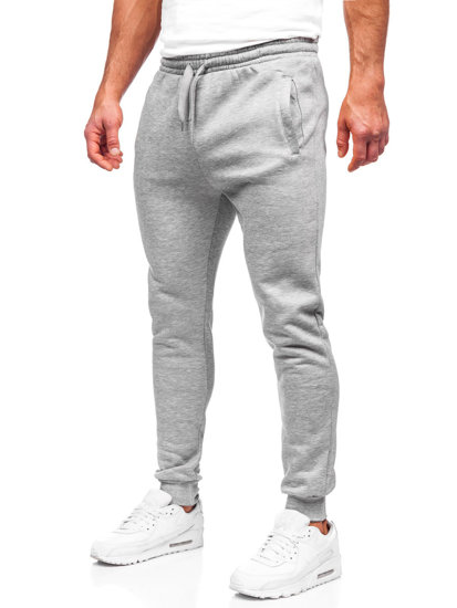 Ανδρικά jogger αθλητικά παντελόνια γκρι Bolf CK01