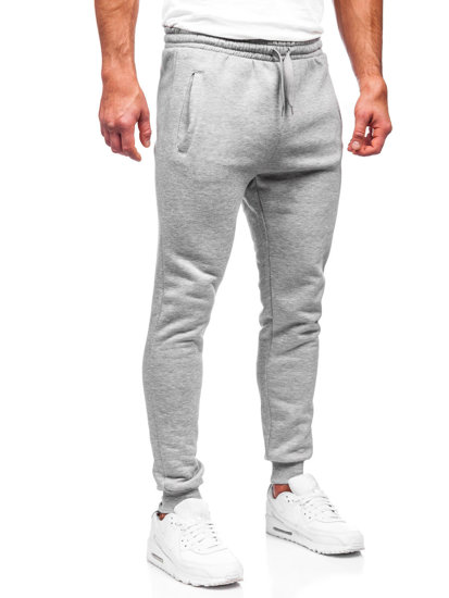 Ανδρικά jogger αθλητικά παντελόνια γκρι Bolf CK01