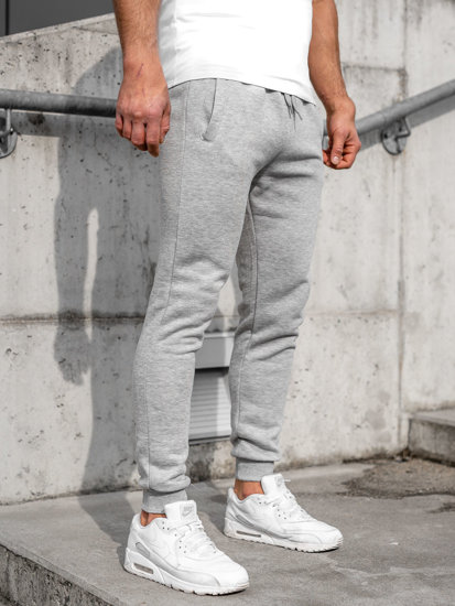 Ανδρικά jogger αθλητικά παντελόνια γκρι Bolf CK01