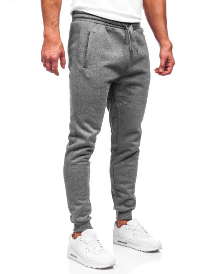 Ανδρικά jogger αθλητικά παντελόνια γραφίτης Bolf CK01