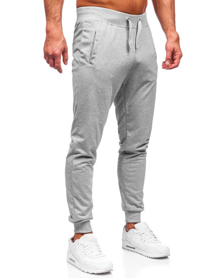 Γκρι jogger αθλητικά παντελόνια ανδρικά Bolf XW02