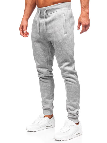 Γκρι jogger αθλητικά παντελόνια ανδρικά Bolf XW06