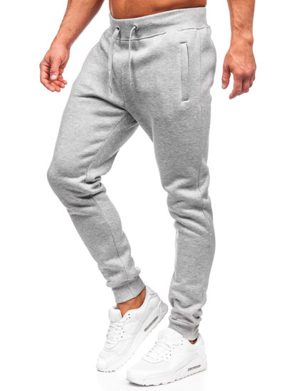 Γκρι jogger αθλητικά παντελόνια ανδρικά Bolf XW06