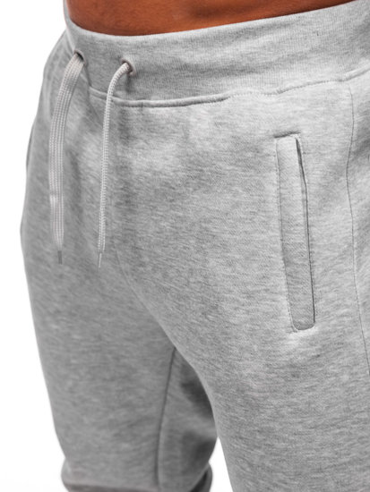 Γκρι jogger αθλητικά παντελόνια ανδρικά Bolf XW06