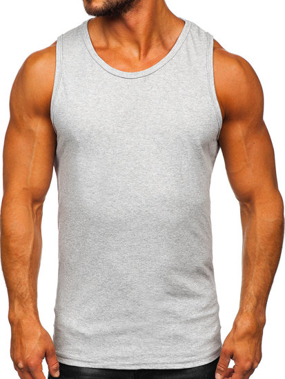 Γκρι tank top χωρίς στάμπα ανδρικό Bolf 1205-1