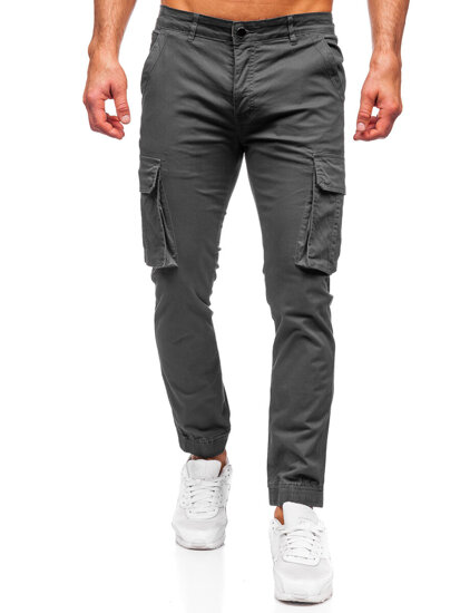 Γραφίτης ανδρικό παντελόνι joggers cargo Bolf MP0202GS