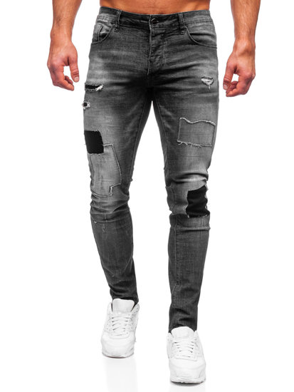 Γραφίτη ανδρικό τζιν παντελόνι  slim fit Bolf MP0031G