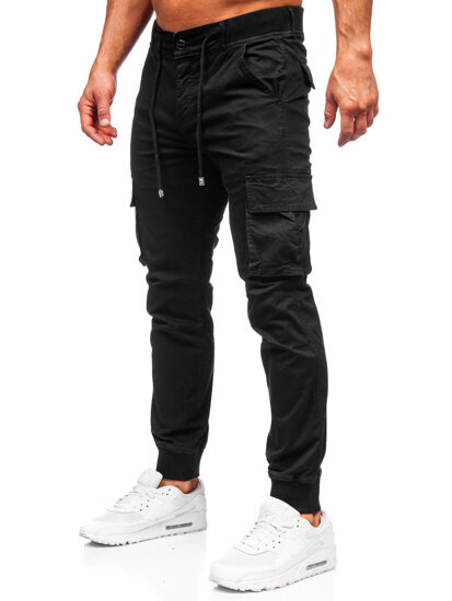 Μαύρα jogger cargo ανδρικά Bolf MP0208N