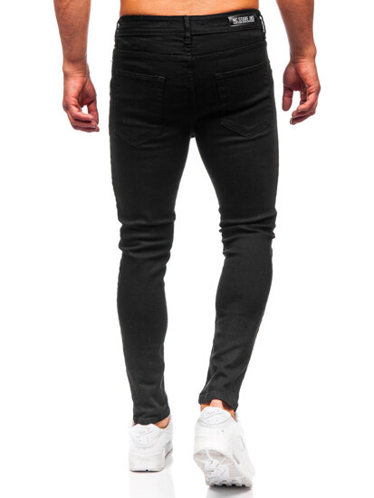 Μαύρο ανδρικό τζιν παντελόνι slim fit Bolf 6103