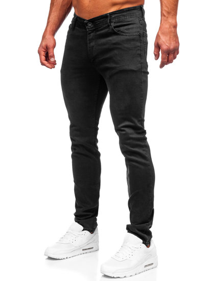 Μαύρο ανδρικό τζιν παντελόνι slim fit Bolf 6693S