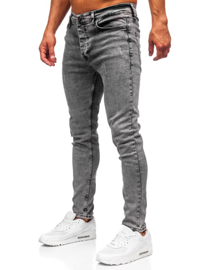 Μαύρο ανδρικό τζιν slim fit Bolf 6512