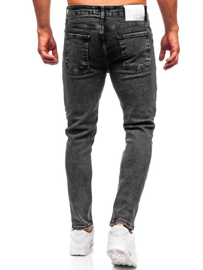 Μαύρο ανδρικό τζιν slim fit Bolf 6519