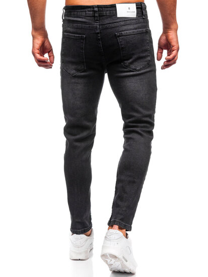 Μαύρο ανδρικό τζιν slim fit Bolf 6687