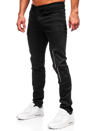 Μαύρο ανδρικό τζιν slim fit Bolf MP0087N