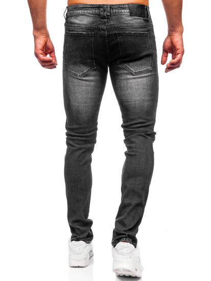 Μαύρο ανδρικό τζιν slim fit Bolf MP0089N