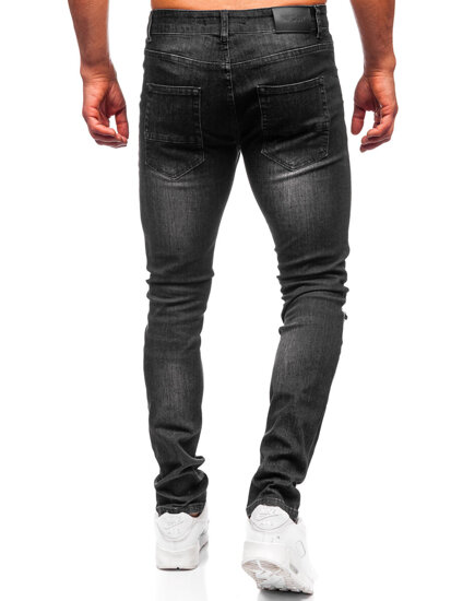 Μαύρο τζιν παντελόνι ανδρικό slim fit Bolf MP0085N