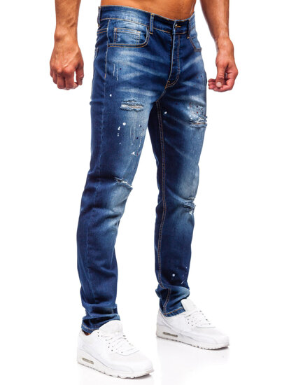 Μπλε ανδρικό τζιν slim fit Bolf MP0170BS