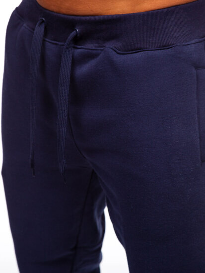 Μπλε ανδρικό joggers φόρμα Bolf MS002