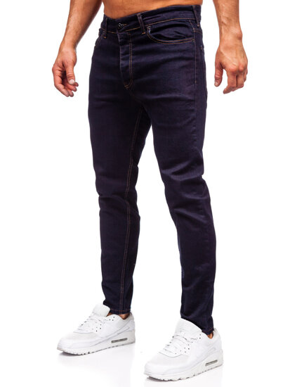 Μπλε μαρέν ανδρικό τζιν παντελόνι slim fit Bolf 5367