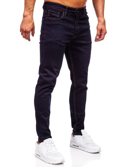 Μπλε μαρέν ανδρικό τζιν παντελόνι slim fit Bolf 5367