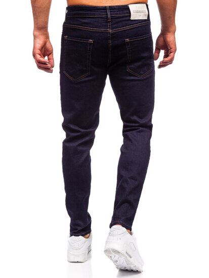 Μπλε μαρέν ανδρικό τζιν παντελόνι slim fit Bolf 5367