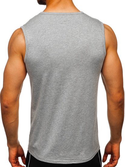 Μπλουζακι tank top χωρις εκτυπωση γκρι Bolf 99001