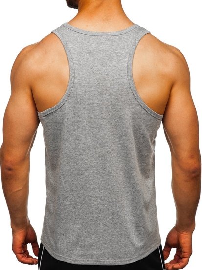 Μπλουζακι tank top χωρις εκτυπωση γκρι Bolf 99002