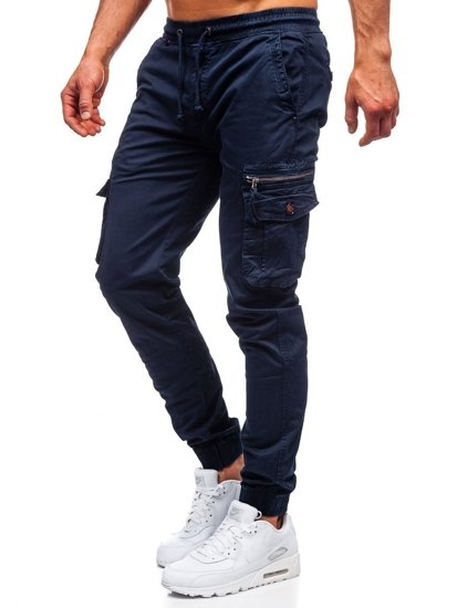 Σκούρα μπλε jogger cargo ανδρικά Bolf CT6702S0