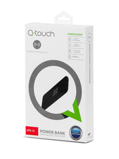 10000mAh QPB-12I λευκό power bank