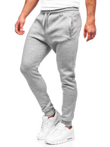 Ανδρικά jogger αθλητικά παντελόνια γκρι Bolf CK01