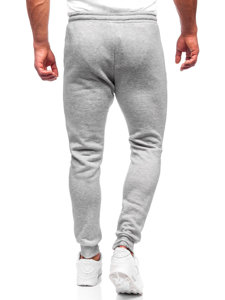 Ανδρικά jogger αθλητικά παντελόνια γκρι Bolf CK01