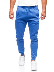 Ανδρικά jogger αθλητικά παντελόνια μπλε Bolf CK01