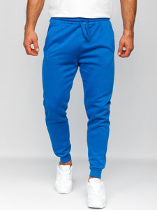 Ανδρικά jogger αθλητικά παντελόνια μπλε Bolf CK01