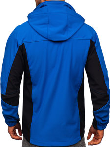 Ανδρικό μπουφάν softshell μπλε Bolf T019