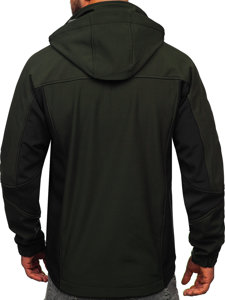 Ανδρικό μπουφάν softshell χακί Bolf T019