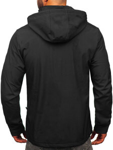 Ανθρακί ανδρικό μπουφάν softshell Bolf HSS036