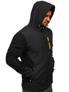 Ανθρακί ανδρικό μπουφάν softshell Bolf HSS039