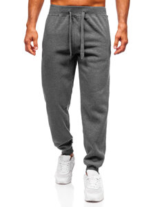 Ανθρακί ανδρικό joggers φόρμα Bolf MS002